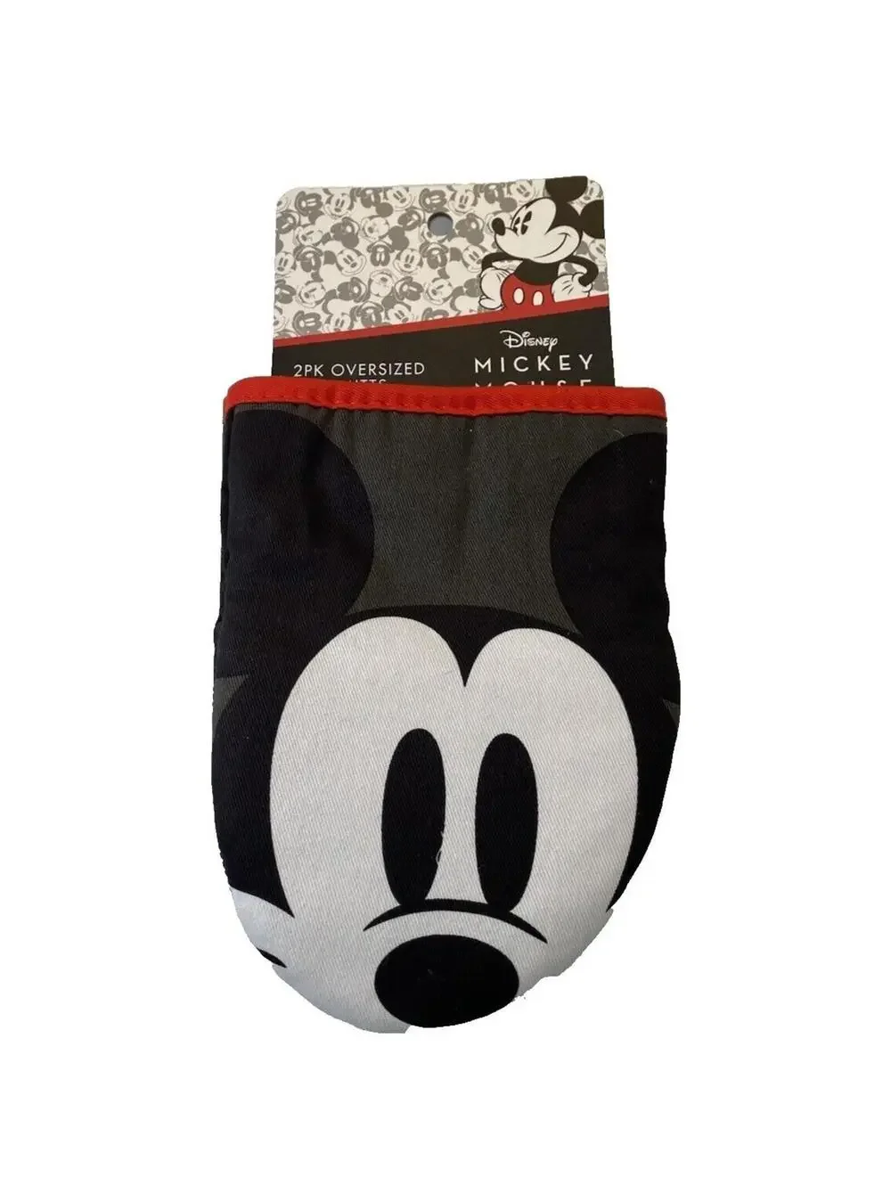 Disney Mickey Mouse Oven Mitts 2pk Oversized Mini Mitts New